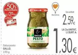 Valvi Supermercats Gallo - salsa pesto oferta