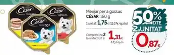 Condis Cesar - menjar per a gossos oferta