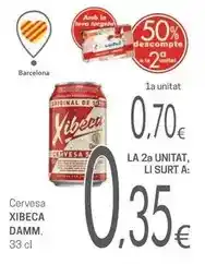 Valvi Supermercats Xibeca - damm cervesa oferta