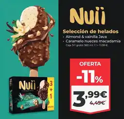 La Sirena Nuii - seleccion de helados oferta