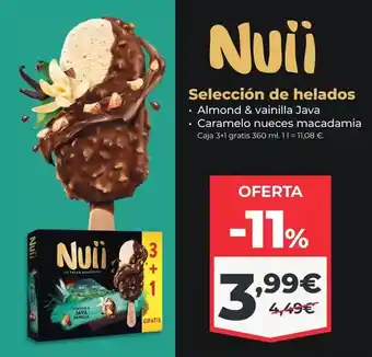 La Sirena Nuii - seleccion de helados oferta
