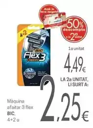 Valvi Supermercats Bic - maquina afaitar 3 flex oferta