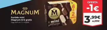 La Sirena Magnum - surtido mini 6+2 gratis oferta