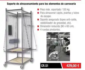Ferri Escape - soporte de almacenamiento para los elementos de carrocería oferta