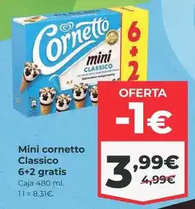 La Sirena Cornetto - mini cornetto classico oferta