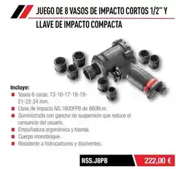 Ferri Impacto - llave de impaciu compacia oferta