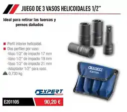 Ferri Ideal - juego de 3 vasos helicoidales 1/2 oferta