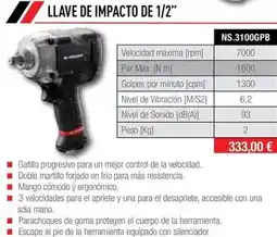 Ferri Llave de impacto de 1/2 oferta