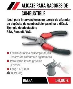 Ferri Ideal - alicate para racores de combustible oferta