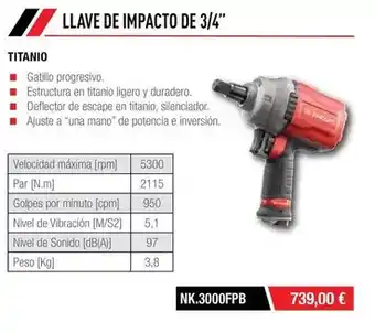 Ferri Impacto - titanio oferta