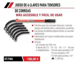 Ferri Mango - juego de 6 llaves para tensores de correas mas accessible y facil de usar oferta