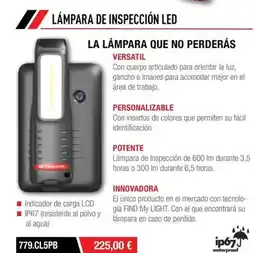 Ferri La lampara de inspección led oferta