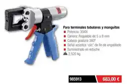 Ferri Carrera - para terminales tubulares y manguitos oferta