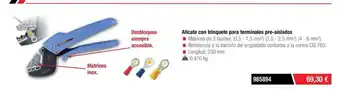 Ferri Alicate con trisque para termolessione ore-saladaso oferta