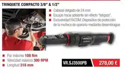 Ferri Escape - trinquete compacto 3/8 & 1/2 oferta