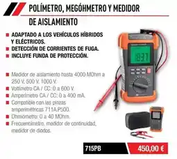 Ferri Polmetro, megohmetro y medidor de aislamiento oferta