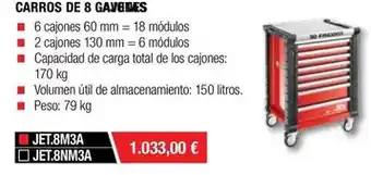 Ferri Total - carros de 8 gavedes oferta