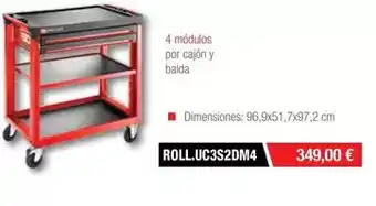 Ferri 4 módulos por cajon y balda oferta