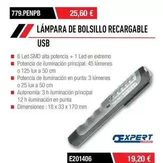 Ferri Lux - lampara de bolsillo recargable oferta