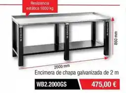 Ferri Encimera de chapa galvanizada de 2 m oferta