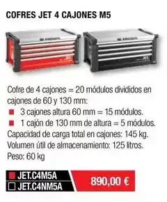 Ferri Jet - cofres jet 4 cajones m5 oferta