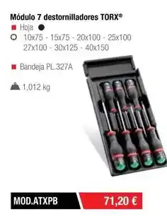 Ferri Modulo 7 destornilladores oferta