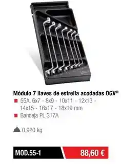 Ferri Estrella - modulo 7 llaves de acodadas ogv oferta