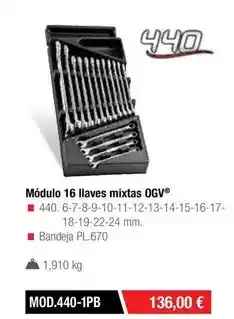 Ferri Modulo 16 llaves mixtas oferta