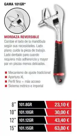 Ferri Sistema - mordaza reversible oferta