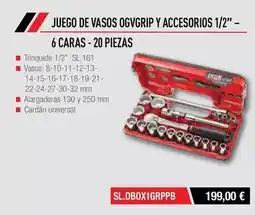 Ferri Juego de vasos ogvgrip y accesorios 1/2 - 6 caras oferta