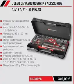 Ferri Juego de vasos ogvgrip y accesorios oferta