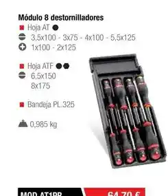 Ferri Modulo 8 destornilladores oferta