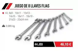 Ferri Juego de 8 llaves fijas oferta