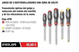 Ferri Juego de 5 destornilladores con zona de golpe oferta