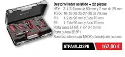 Ferri Destornillador asistido + 22 piezas oferta