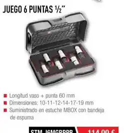 Ferri Juego 6 puntas 1/2 oferta