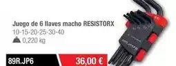 Ferri Juego de 6 llaves macho oferta