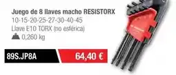 Ferri Juego de 8 llaves macho oferta