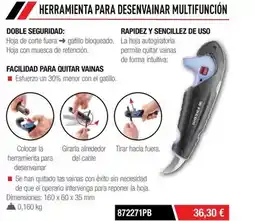 Ferri Herramienta para desinquinar multifunción oferta