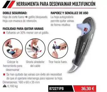 Ferri Herramienta para desinquinar multifunción oferta