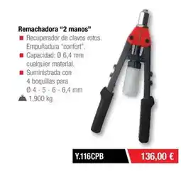 Ferri Confort - remachadora 2 manos oferta