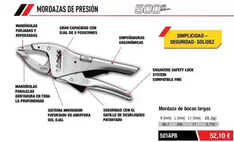 Ferri Mordazas de presión oferta