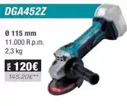 Ferri Makita - miniamoladoras/ dga452z oferta