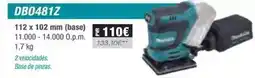 Ferri Makita - lijadoras orbitales/ dbo481z oferta
