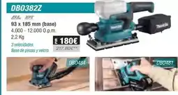 Ferri Makita - lijadoras orbitales/ dbo382z oferta