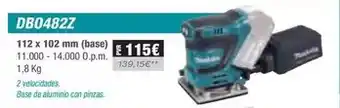 Ferri Makita - lijadoras orbitales/ dbo482z oferta