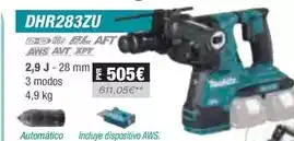 Ferri Makita - atornilladores de impacto dhr283zu oferta