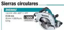 Ferri Makita - sierra circulares dhs900z oferta