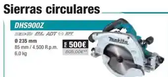 Ferri Makita - sierra circulares dhs900z oferta