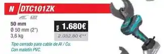 Ferri Cortador de cable dtc101zk oferta